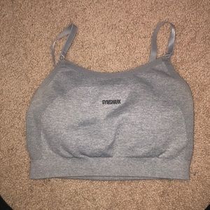 Grey gymshark flex sports bra